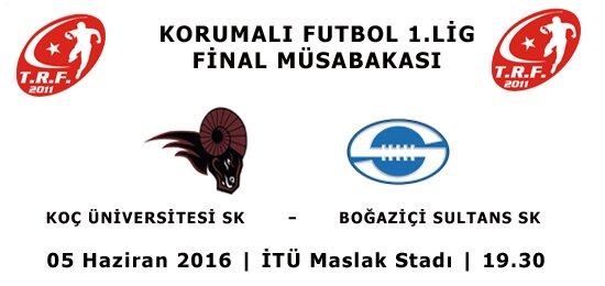 Korumalı Futbol 1.Lig 2016 sezonu Final Müsabakası 
