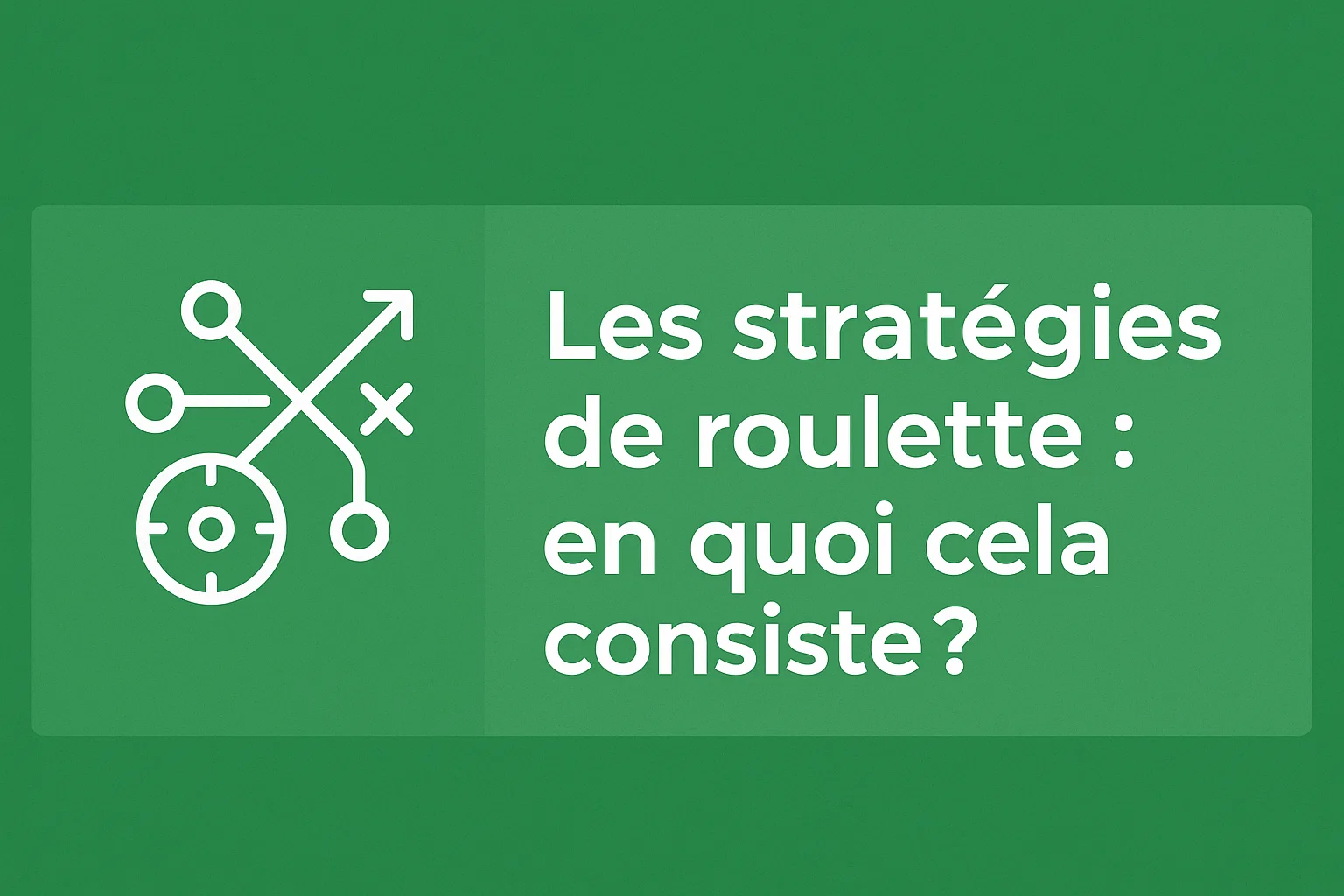Les stratégies de roulette : en quoi cela consiste ?